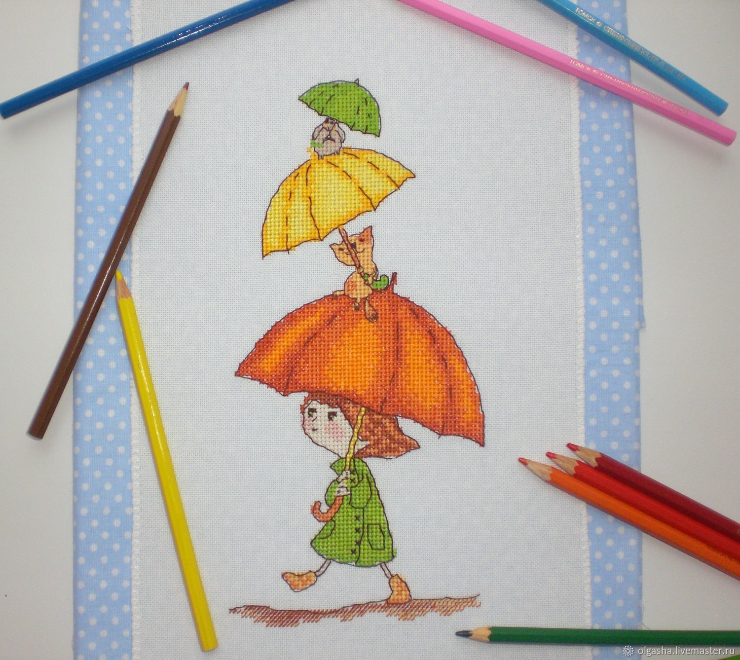 Веселые зонтики. Вышивка Веселые зонтики. Девочка под зонтиком поделка. Neocraft Веселые зонтики. Поделка веселый зонтик.