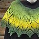 Minishal Dandelions a cape on the shoulders of fish. Capes. Bright Shawls by BorchankaZL. My Livemaster. Фото №4