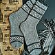 Вязаные высокие мужские носки из специальной носочной пряжи 44-45р, Носки, Екатеринбург,  Фото №1