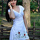 (-50%)Летнее платье с вышивкой"полевые цветы", Платья, Северодонецк,  Фото №1