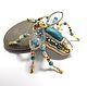 Fashion bug turquoise. Brooches. Ludmila (Ludmila-biser) (Ludmila-biser). Online shopping on My Livemaster.  Фото №2