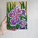 Order Iris oil on canvas. Anji's favourite pictures (anzhela-a). Livemaster. . Pictures Фото №3