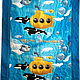 Комплект стеганый детский "Желтая подводная лодка", Покрывала, Москва,  Фото №1
