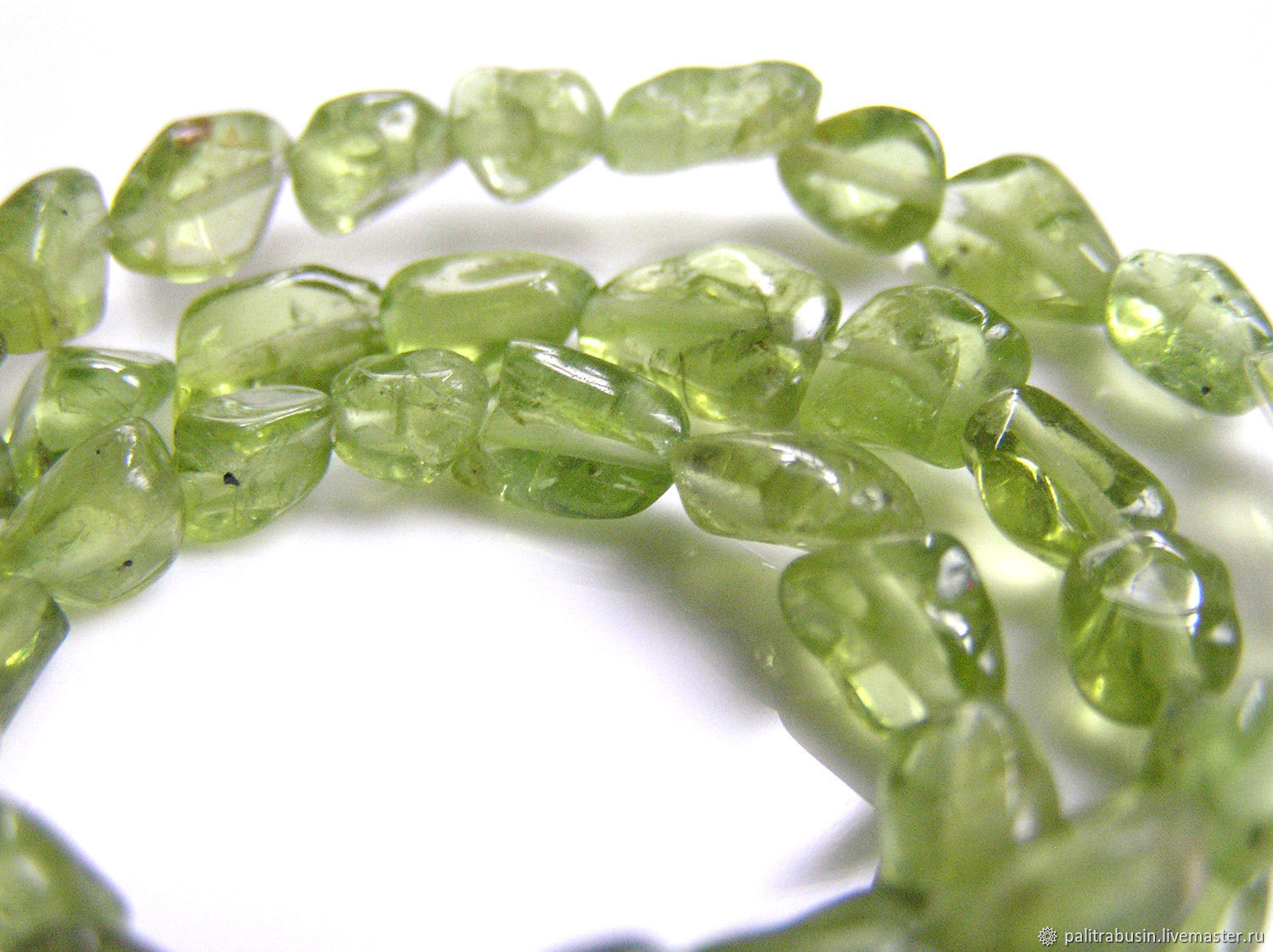 Chrysolite peridot olivine beads – shop online on Livemaster with ...