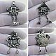 Order Suspensions with silver coating from the cartoon. RuFurnitura (FurnituraRF). Livemaster. . Pendants Фото №3