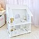 Dollhouse with light ' Cottage'. House for toys. Doll houses. Big Little House. Интернет-магазин Ярмарка Мастеров.  Фото №2