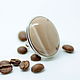 Order Ring with Jasper 'Coffee with milk', silver, Mukai. EdGems jewerly. Livemaster. . Rings Фото №3