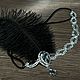 Повязка в стиле Gatsby Black Silver, Повязки, Москва,  Фото №1