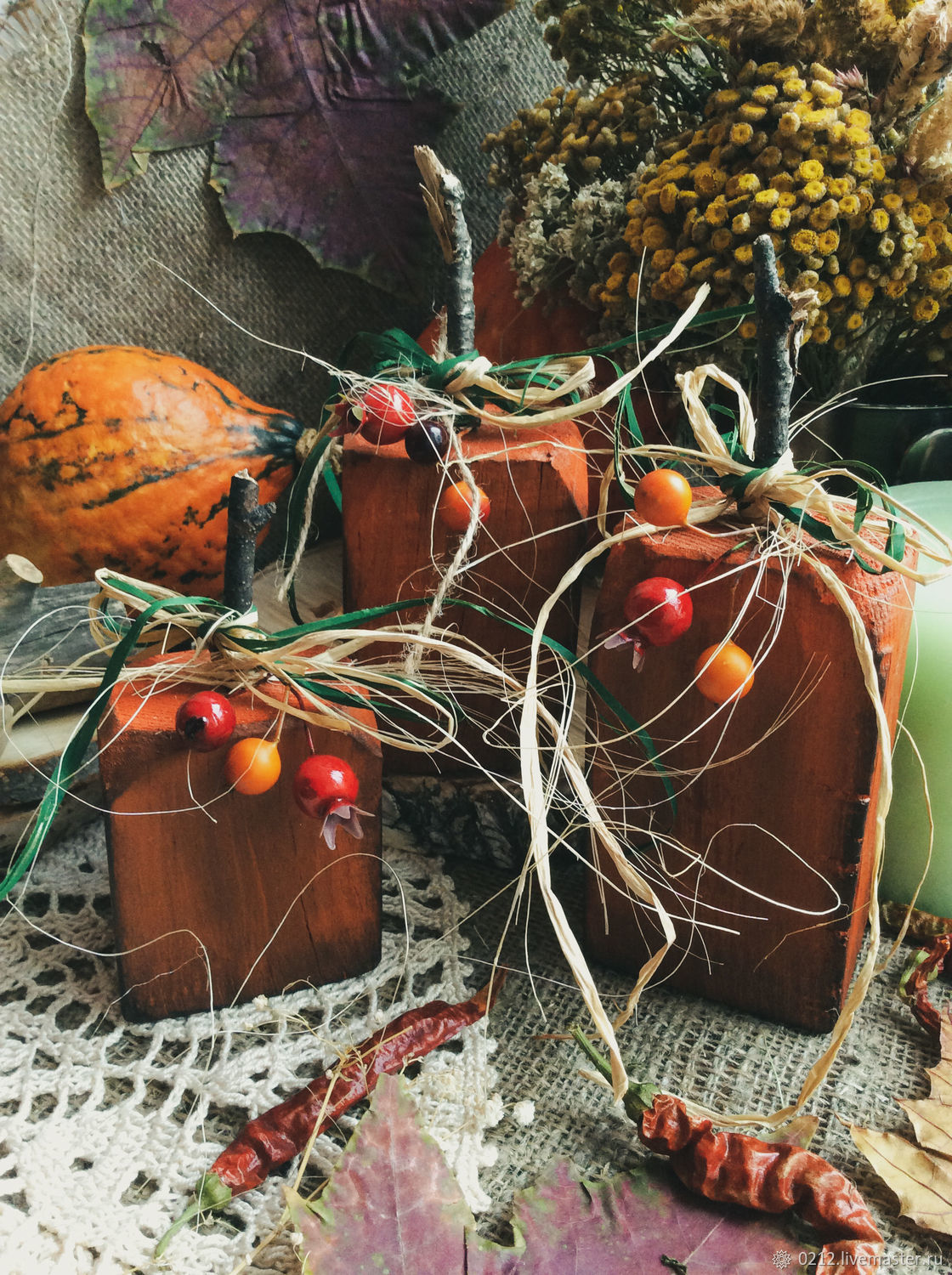Тыква из бруса купить в интернет-магазине Ярмарка Мастеров по цене 950 ...