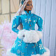 Заказать Наряд снегурочки для куклы Integrity Toys. Blythe dolls mystery. Ярмарка Мастеров. . Дед Мороз и Снегурочка Фото №3