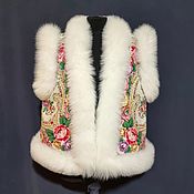 Одежда handmade. Livemaster - original item The vest is straight from the 