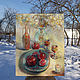 Oil painting 'Bouquet with Snow berries and pomegranates', 90-70. Pictures. Zhanne Shepetova. Online shopping on My Livemaster.  Фото №2