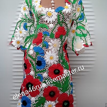 Одежда ручной работы. Ярмарка Мастеров - ручная работа Платье"ЛЕТО". Handmade.