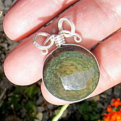 Украшения handmade. Livemaster - original item obsidian necklace gemstone pendant wire wrap pendants. Handmade.
