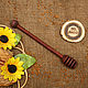 Деревянный дризл - ложечка для меда из березы. D5, Утварь, Новокузнецк,  Фото №1