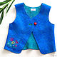 vest: Felted vest ' Coccinella', Childrens vest, Pescara,  Фото №1