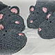 Slippers - mouse baby. Footwear for childrens. Shop Natalia Glebovskaya. My Livemaster. Фото №5