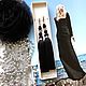 Order Earrings-brush black silver silk agate rhodium se.glass. GolDFenix. Livemaster. . Tassel earrings Фото №3