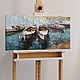 Boats  - Original oil painting, Pictures, Anapa,  Фото №1
