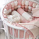 Order Bombon bumpers for cots 6 PCs. Miss Judy cotton (JuliaLepa). Livemaster. . Sides for crib Фото №3