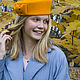 Hats: Orange Pill. Hats1. Novozhilova Hats. My Livemaster. Фото №6