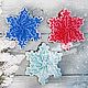 Order Handmade knitted snowflake soap gift souvenir New Year. Edenicsoap - soap candles sachets. Livemaster. . Soap Фото №3