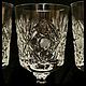 Wine glasses CRYSTAL cups: large, excellent,rare! 18pcs,USSR 1960s. Vintage glasses. From USSR. Online shopping on My Livemaster.  Фото №2