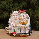 The statuette of Baba Yaga and the Devil, Figurine, Moscow,  Фото №1