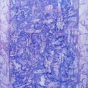 Картины и панно ручной работы. Ярмарка Мастеров - ручная работа Imagen Portal en la bruma violeta. Handmade.