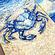 Marine-themed paintings with animals. Crab oil painting. Pictures. larisa-chigirina (larisa-chigirina). My Livemaster. Фото №5