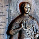 El icono de 'arcángel miguel y jorge victoriosa salmo 90'. Icons. Albert. Ярмарка Мастеров.  Фото №5