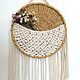 Wicker pocket plate. Decorative plates. macrame with Karelian soul. Online shopping on My Livemaster.  Фото №2
