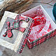 Подарочная коробка "Новогоднее ассорти". Подарочная упаковка. Рыжий Кролик. Интернет-магазин Ярмарка Мастеров.  Фото №2