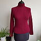 Hand-knitted Burgundy turtleneck made from 100% cashmere, Turtleneck Sweaters, Moscow,  Фото №1