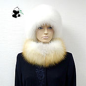 Аксессуары handmade. Livemaster - original item Removable fur collar Snood fur red Fox. VN-31. Handmade.