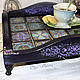 Serving tray 'VIOLETTE'. Trays. Decoupage. My Livemaster. Фото №6