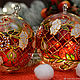 Glass Christmas ornament set "The WhiteDog Rose". Christmas decorations. moiraine vitrum. My Livemaster. Фото №5