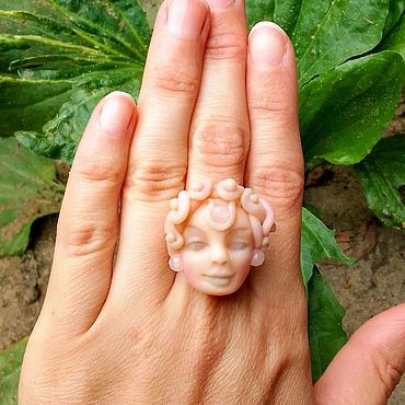 Украшения ручной работы. Ярмарка Мастеров - ручная работа Кольцо Нефрит. Handmade.