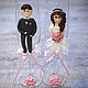 wedding glasses 'bride and groom'. Wedding glasses. Young and Happy by Natalia Shapkina. Online shopping on My Livemaster.  Фото №2
