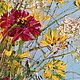 Order Oil painting with gerberas and calendula. Calendula flowers in oil. Zabaikalie. Livemaster. . Pictures Фото №3