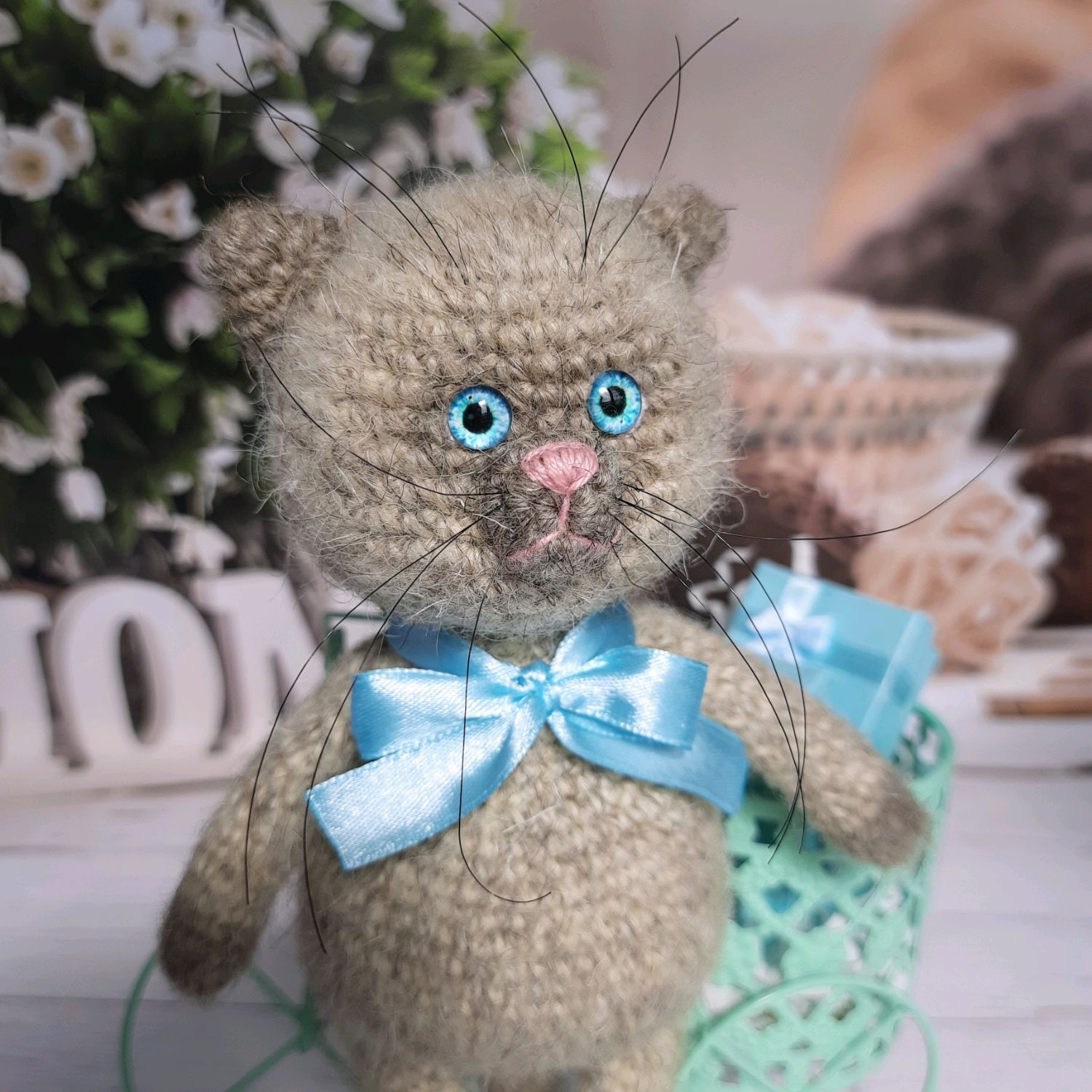 Кот вязаная игрушка в интернет-магазине на Ярмарке Мастеров | Амигуруми ...