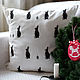 Pillowcases New Year pillows hares white pillowcases new year 2024. Pillowcases. Home textiles for children and toys. Online shopping on My Livemaster.  Фото №2