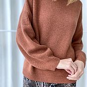 Пуловер в лоскутном стиле