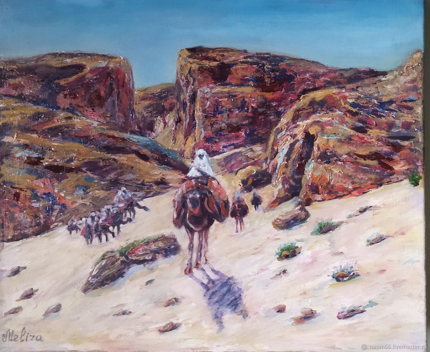 Пустыня. Картина маслом – купить на Ярмарке Мастеров – SH1ZMRU ...