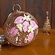 Metal bag with embroidery ' Breath of flowers», Clasp Bag, Moscow,  Фото №1