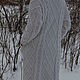 Белое платье с аранами и косами. Платья. Анна Казимирова. Интернет-магазин Ярмарка Мастеров.  Фото №2