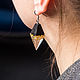 Earrings 'Gold' crystal. Earrings. greenwood44. Online shopping on My Livemaster.  Фото №2