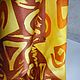 Order Batik scarf ' Egyptian motifs'. Batic.  Author's throw pillows. Livemaster. . Shawls1 Фото №3