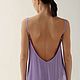 Long shirt made of lilac silk. Nightdress. Boudoirwedding. Online shopping on My Livemaster.  Фото №2