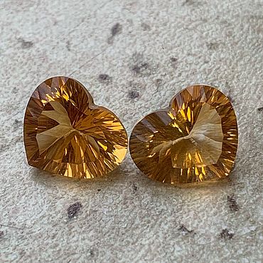 Украшения ручной работы. Ярмарка Мастеров - ручная работа Цитрин сердце. Handmade.